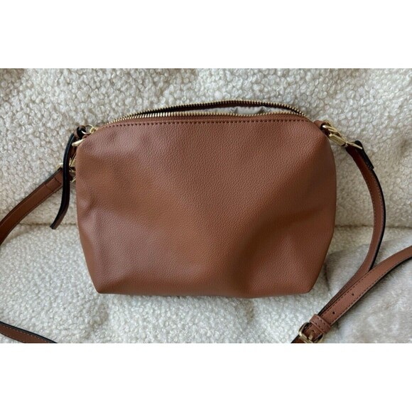 Steve Madden Brown Top Zip Crossbody - Picture 4 of 4